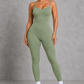 Sculp Ribbed Shaping Jumpsuit – Seamless Tummy Control One Piece