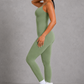 Sculp Ribbed Shaping Jumpsuit – Seamless Tummy Control One Piece