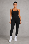 Sculp Ribbed Shaping Jumpsuit – Seamless Tummy Control One Piece