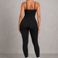 Sculp Ribbed Shaping Jumpsuit – Seamless Tummy Control One Piece