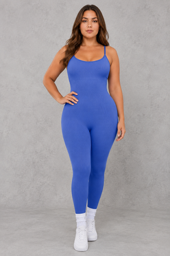 Sculp Ribbed Shaping Jumpsuit – Seamless Tummy Control One Piece