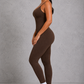 Sculp Ribbed Shaping Jumpsuit – Seamless Tummy Control One Piece