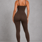 Sculp Ribbed Shaping Jumpsuit – Seamless Tummy Control One Piece