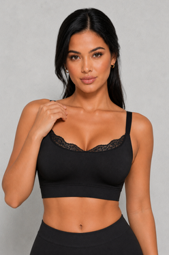 Sculp Seamless Scoop Neck Bra - Wireless Lace Everyday Bralette