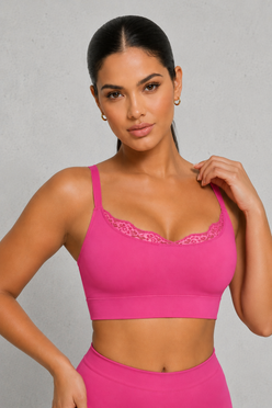 Sculp Seamless Scoop Neck Bra - Wireless Lace Everyday Bralette