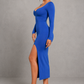 Sculp Seamless Shaping Slit Maxi Dress - Built-In Bra Tummy Control