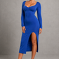 Sculp Seamless Shaping Slit Maxi Dress - Built-In Bra Tummy Control