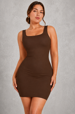 Sculp Seamless Shaping Mini Dress - Built-In Bra Pads & 360° Tummy Control