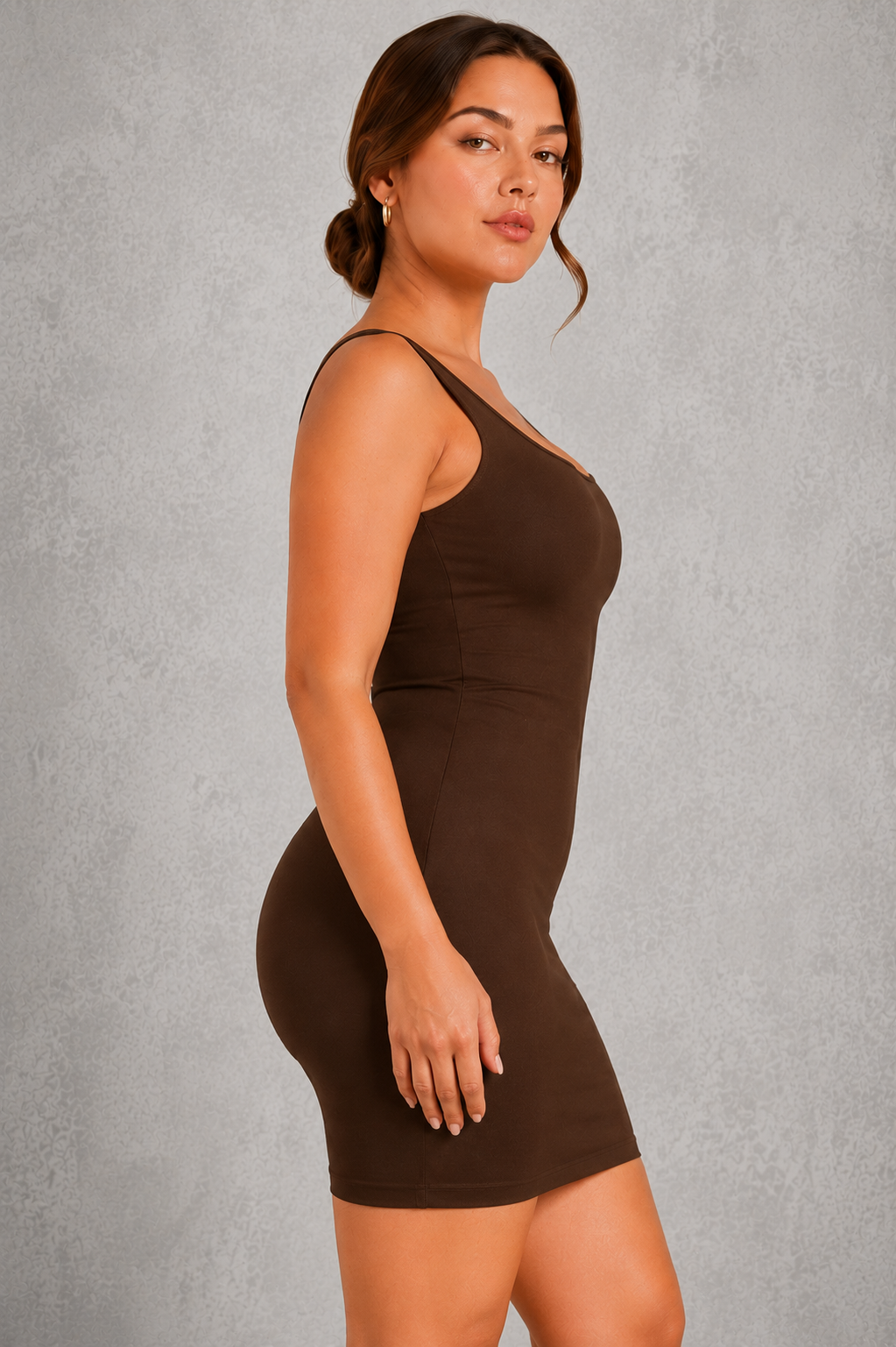 Sculp Seamless Shaping Mini Dress - Built-In Bra Pads & 360° Tummy Control