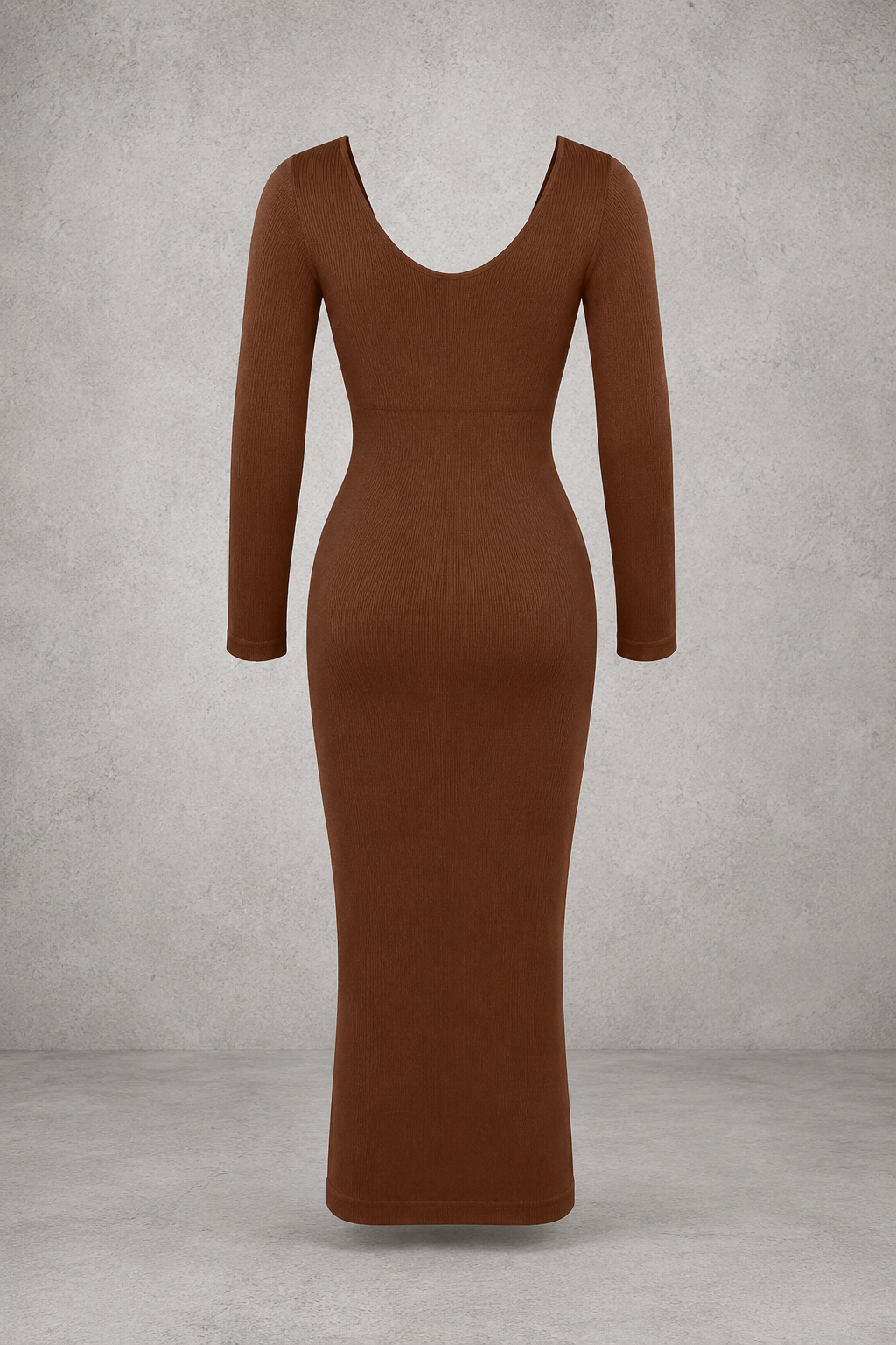 Sculp Shaping Dress for Women - Tummy Control Bodycon with Built-In Bra & V-Neck
