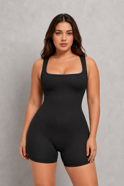 Sculp Seamless Square Neck Shaping Bodysuit - Built-In Support & Tummy Control