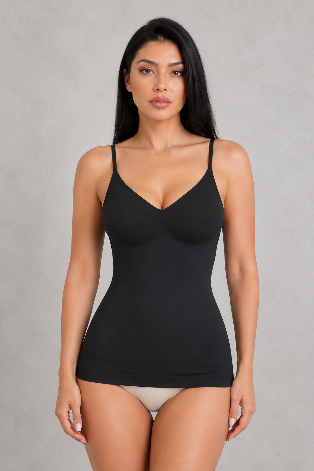 Sculp Tummy Control Shapewear Top - Seamless V-Neck Shaping Cami