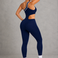 Sculp Seamless Striped Sculpting Yoga Jumpsuit