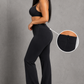 Sculp Shaping Straight Leg Pants | High-Waist Tummy Control Trousers