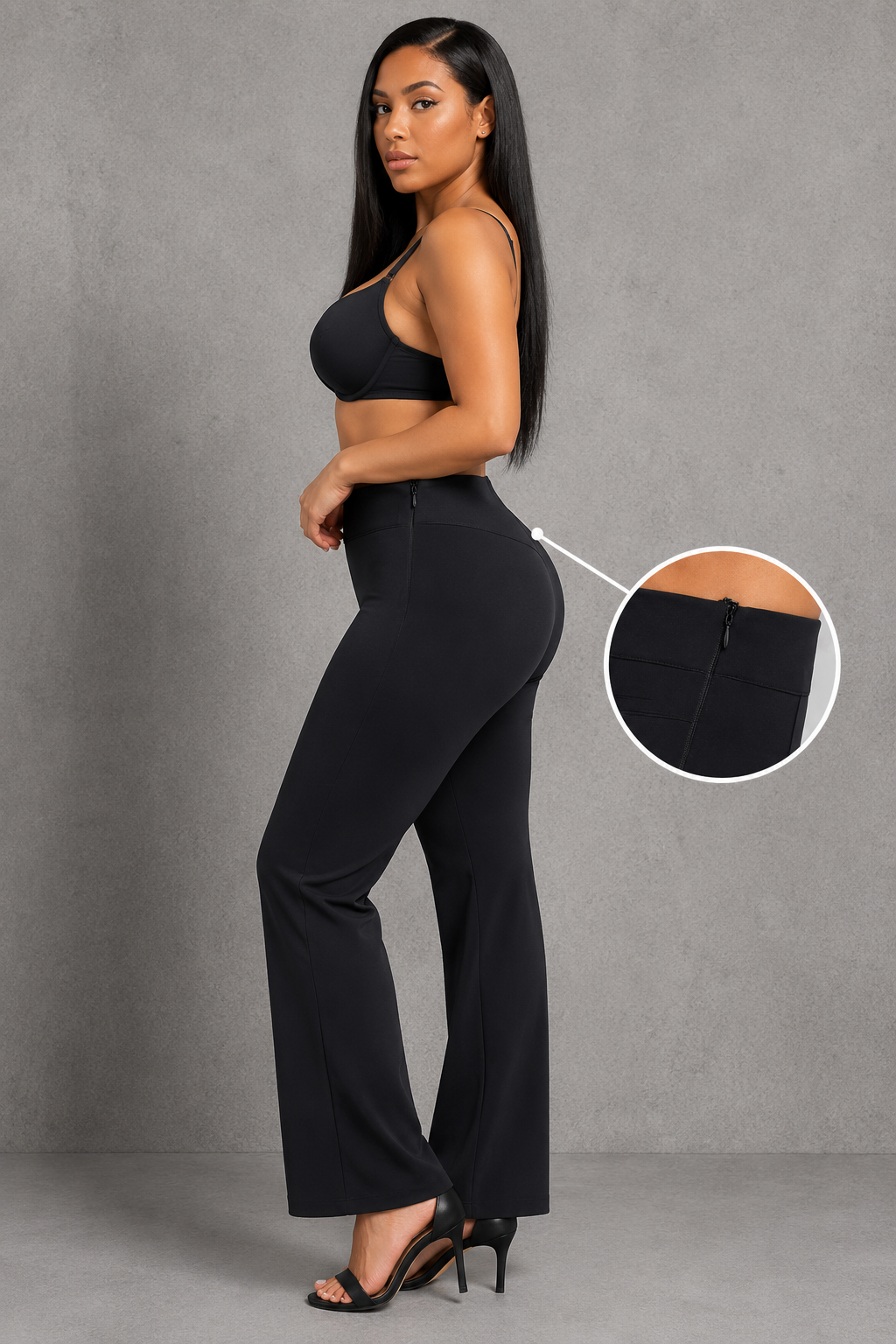 Sculp Shaping Straight Leg Pants | High-Waist Tummy Control Trousers