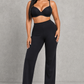 Sculp Shaping Straight Leg Pants | High-Waist Tummy Control Trousers