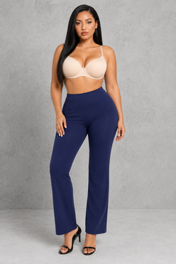 Sculp Shaping Straight Leg Pants | High-Waist Tummy Control Trousers