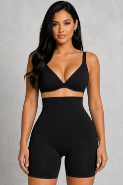 SculpStore SmoothShape Shorts | High-Waisted Mid-Thigh Sculpting Fit