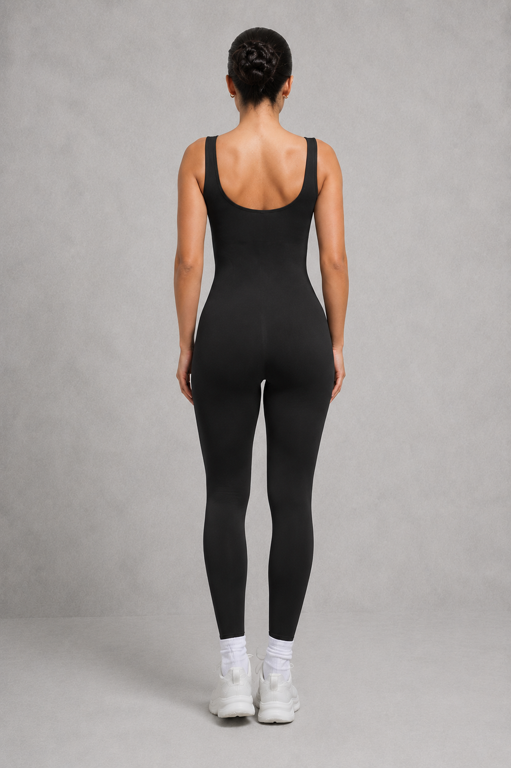 Sculp Square Neck Shaping Jumpsuit – Tummy Control One Piece