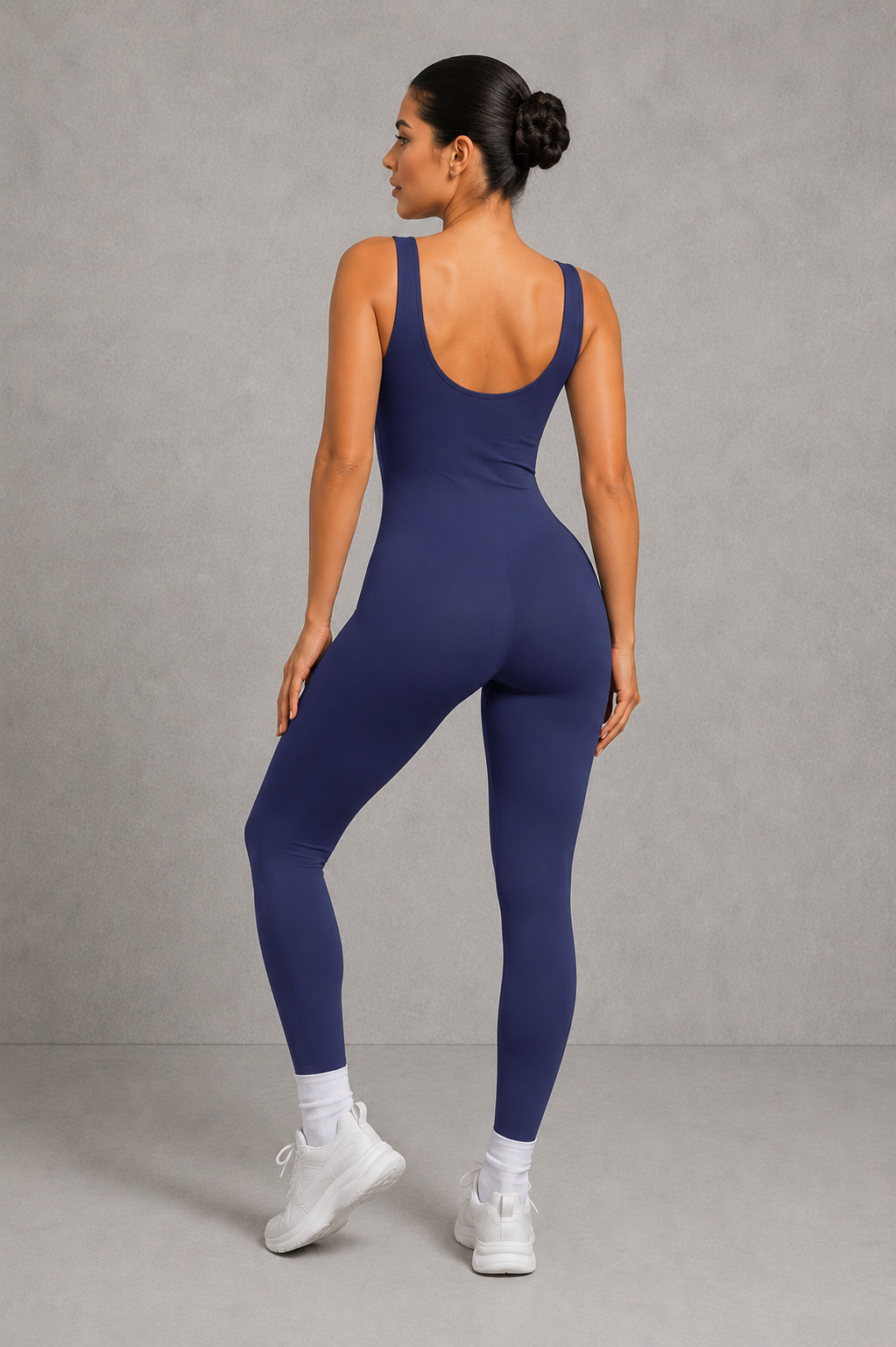 Sculp Square Neck Shaping Jumpsuit – Tummy Control One Piece