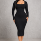 Sculp Long Sleeve Shaping Bodycon Dress
