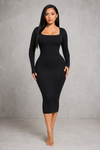Sculp Long Sleeve Shaping Bodycon Dress