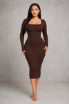 Sculp Long Sleeve Shaping Bodycon Dress