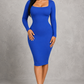 Sculp Long Sleeve Shaping Bodycon Dress