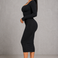 Sculp Long Sleeve Shaping Bodycon Dress