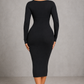 Sculp Long Sleeve Shaping Bodycon Dress