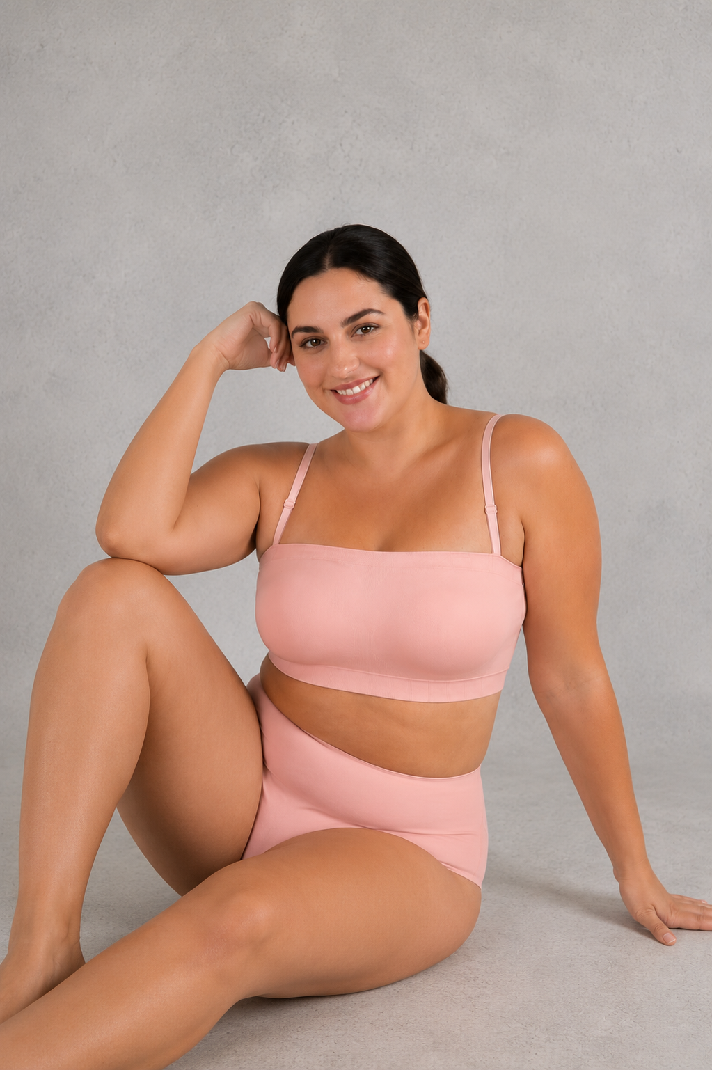 SculpStore Strapless Bra - Seamless Wireless Bandeau, Multiway Bra