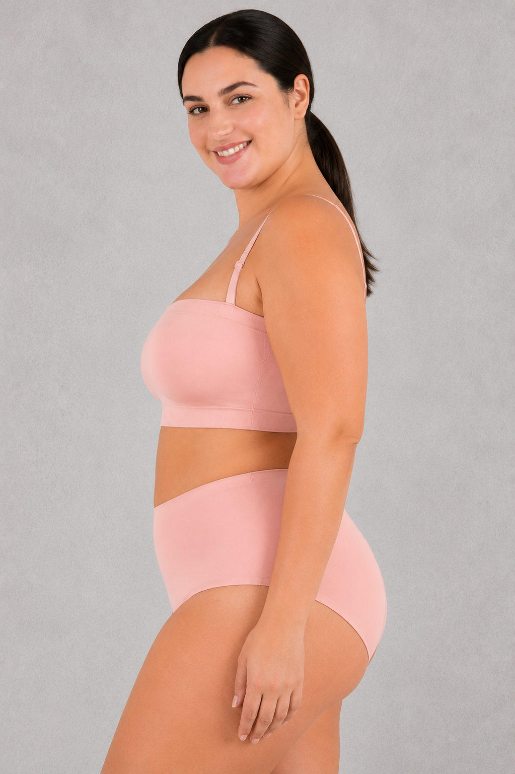 SculpStore Strapless Bra - Seamless Wireless Bandeau, Multiway Bra
