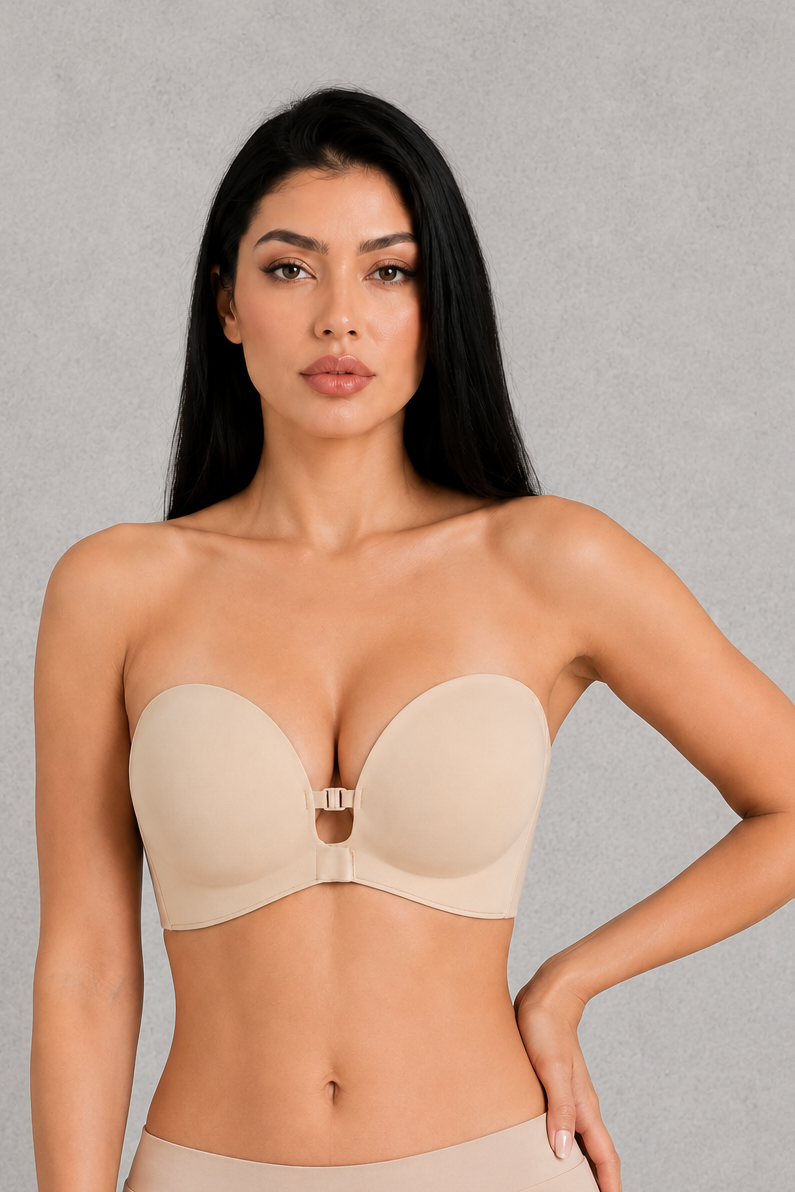 Sculp Strapless Front Closure Push-Up Bra