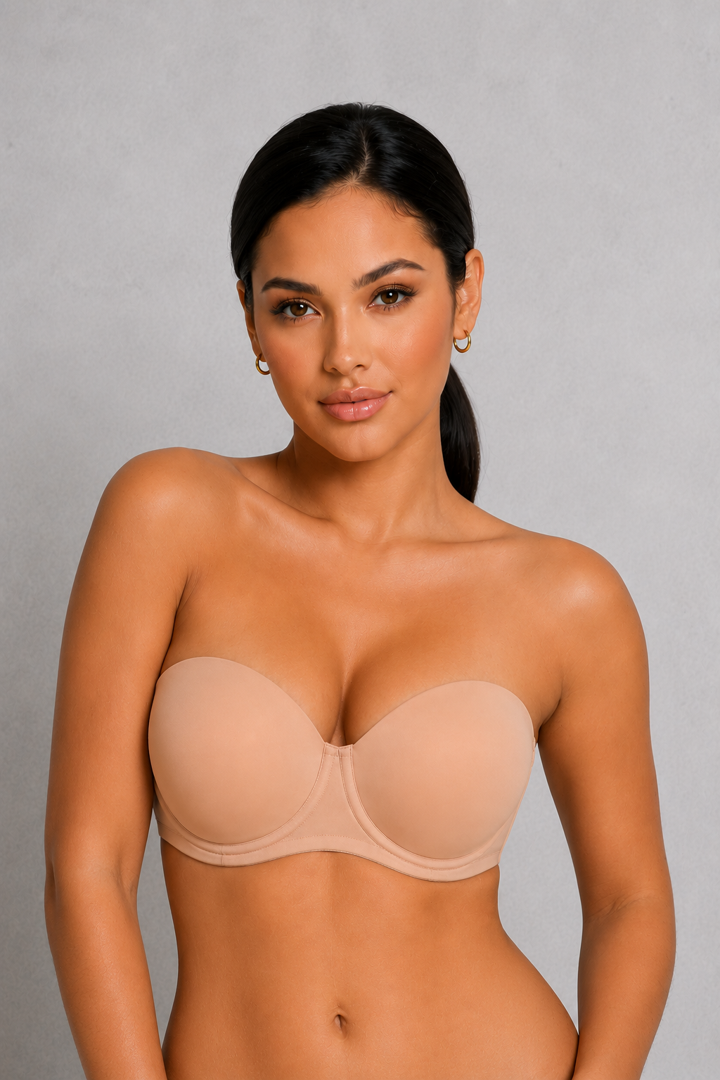 Sculp Strapless Push-Up Bra - Convertible Underwire Support Bra