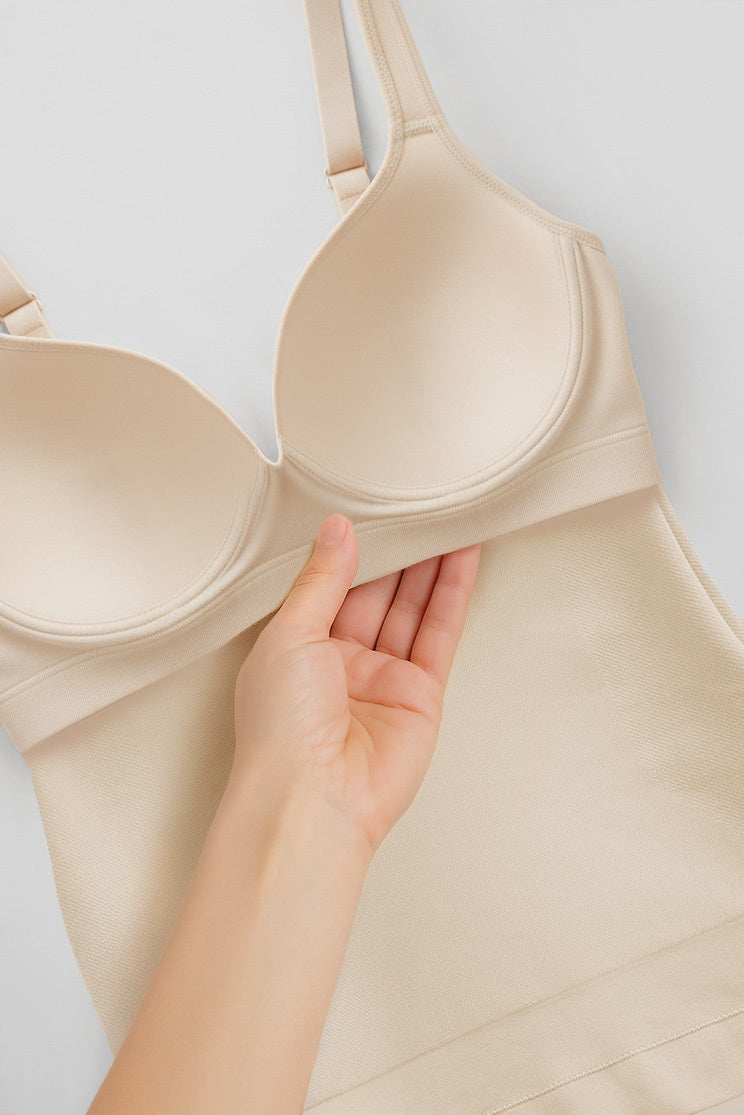 SculpStore Sweetheart Shaping Cami Top - Built-In Wireless Bra & 360° Tummy Control