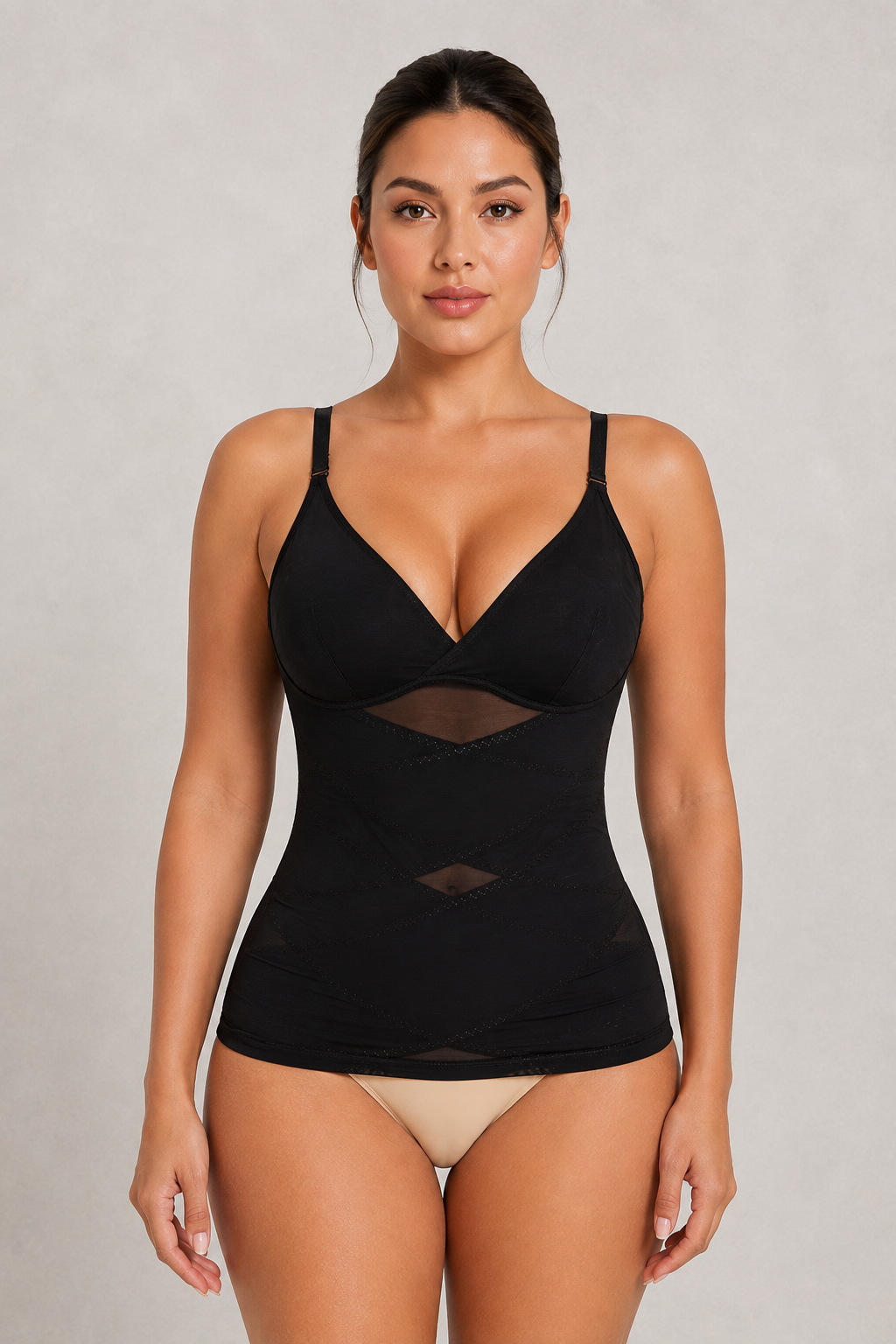 Sculp V-Neck Seam-Free Tummy Control Shaping Cami Top