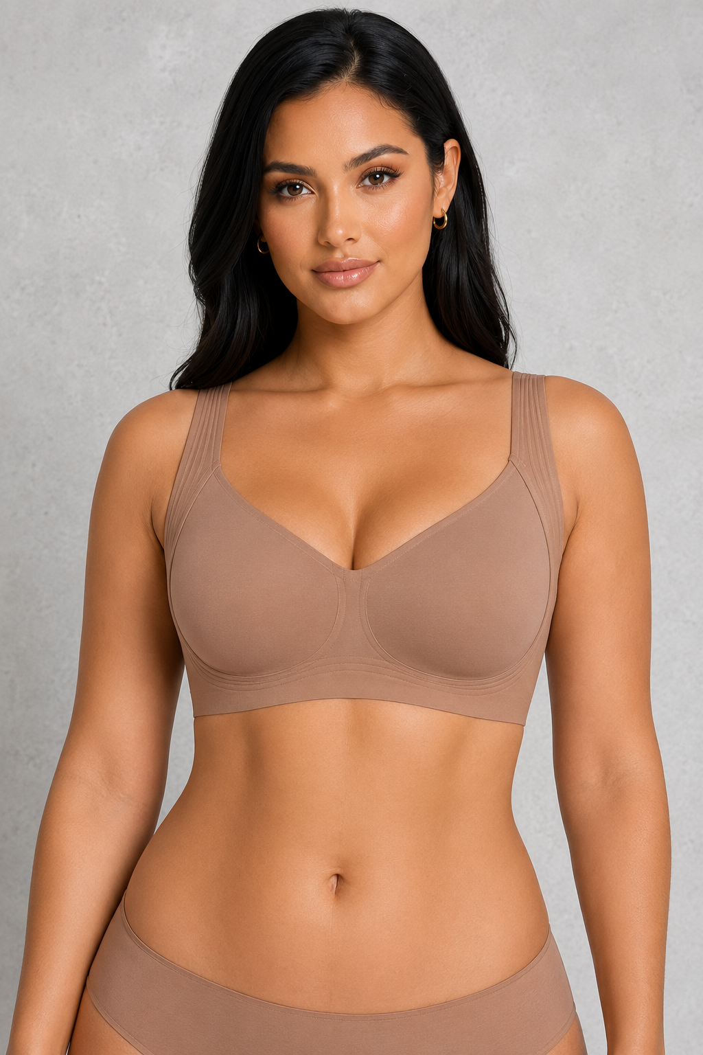 Sculp Wireless Seamless Bra - Jelly Support & Plunge Neckline