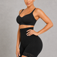 Sculp Zip Front High Waist Shaping Shorts - Firm Tummy Control & Butt Lift