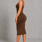 Sculp Backless Shaping Bodycon Dress - Tummy Control with Built-In Bra