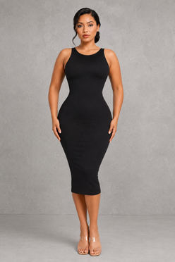 Sculp Backless Shaping Bodycon Dress - Tummy Control with Built-In Bra