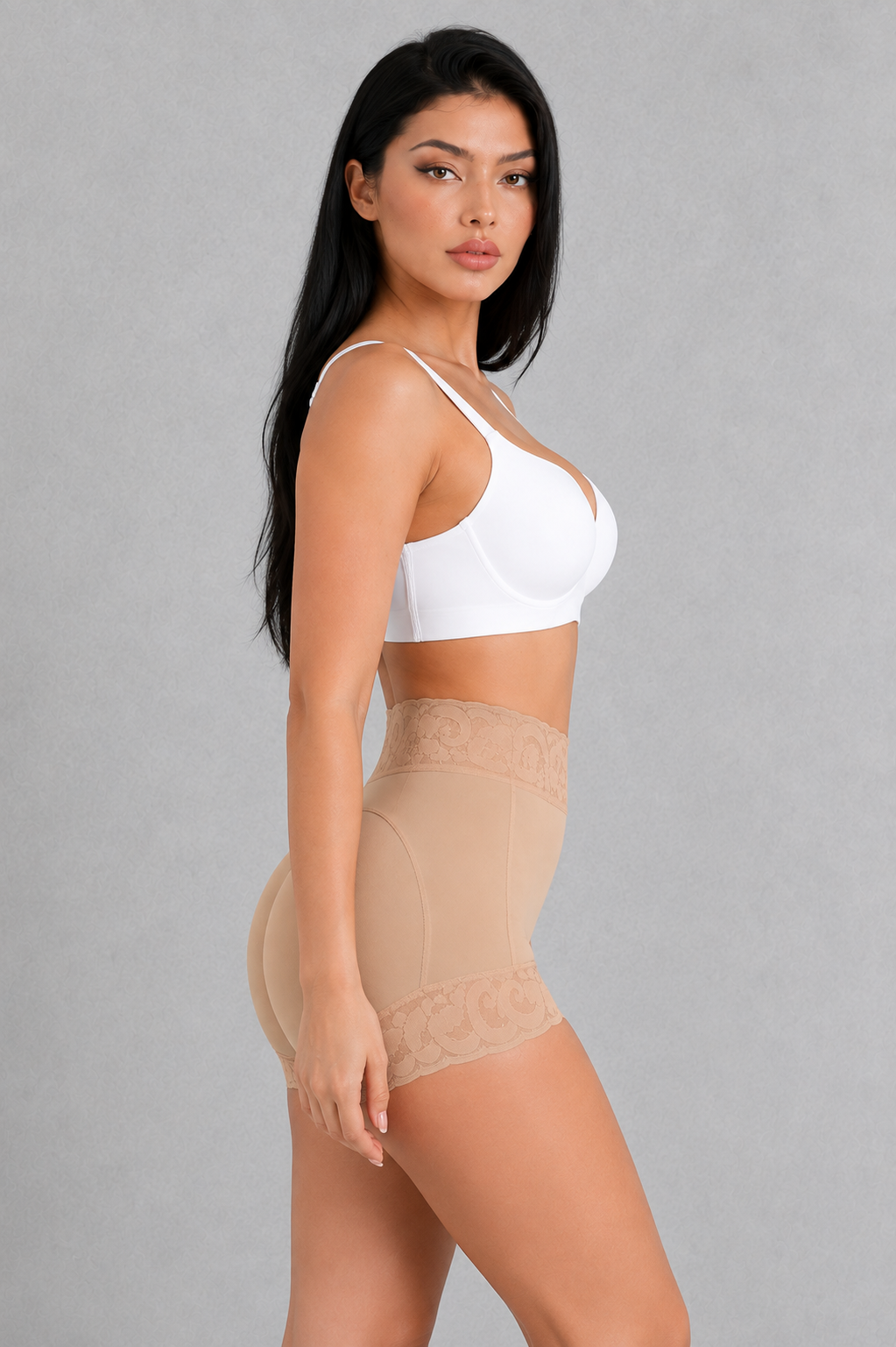 Sculp Butt Lifting Shaping Shorts - High Waist Tummy Control Shapewear