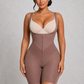 Sculp Firm Sculpt Shaping Bodysuit - Front Zip Waist Trainer Shapewear
