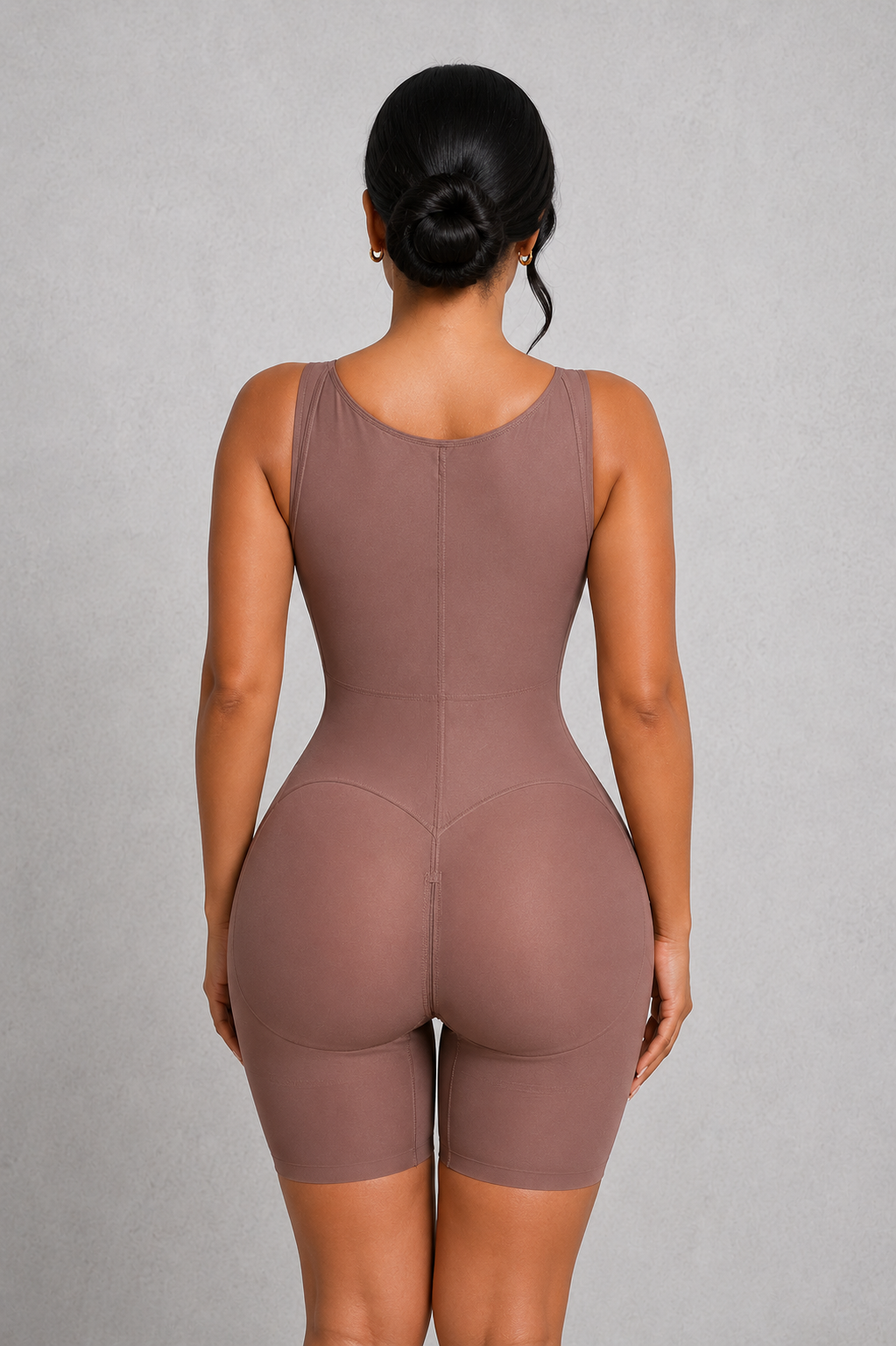Sculp Firm Sculpt Shaping Bodysuit - Front Zip Waist Trainer Shapewear