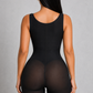 Sculp Firm Sculpt Shaping Bodysuit - Front Zip Waist Trainer Shapewear