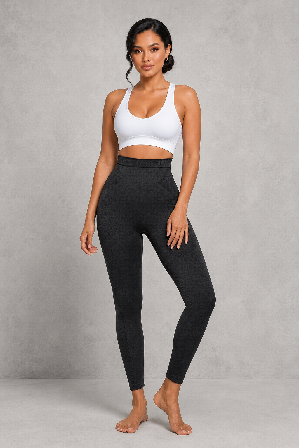 Sculp High-Waist Shaping Leggings - Seamless Tummy Control Pants