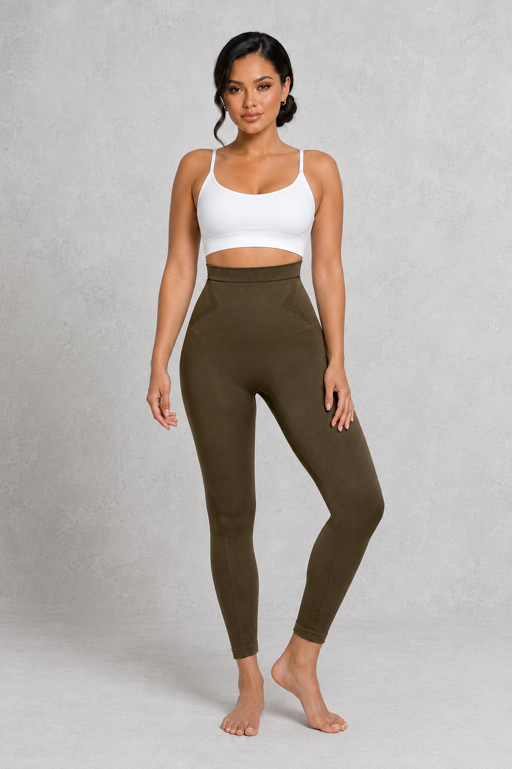 Sculp High-Waist Shaping Leggings - Seamless Tummy Control Pants