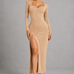 Sculp Seamless Shaping Slit Maxi Dress -  Tummy Control