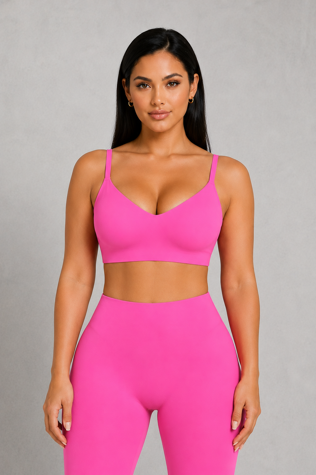 Sculp Seamless V-Neck Comfort Bra - Wireless Everyday Support Bra