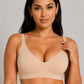 Sculp Seamless V-Neck Comfort Bra - Wireless Everyday Support Bra