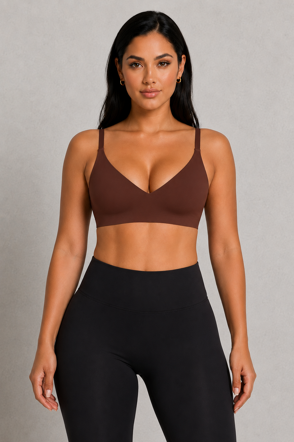 Sculp Seamless V-Neck Comfort Bra - Wireless Everyday Support Bra